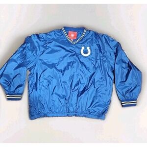 NFL Indianapolis Colts Pullover Windbreaker Vintage MEN'S Size 2XL